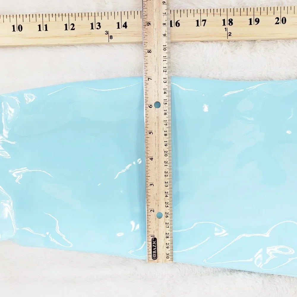 Cape Robbin Patent Over-the-Knee Boots in Light Blue